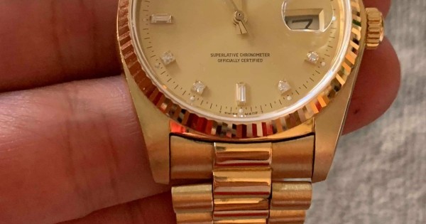 Đồng hồ Rolex Vàng khối 18k 750au
