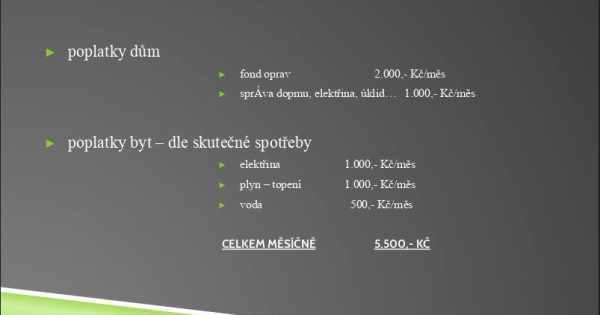 Bán nhà 4+KK ( 118 m2 ) Praha 10 - Vršovice .