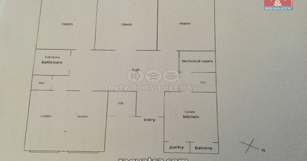 Bán byt 4+1, 162 m2 Praha 3, Žižkov