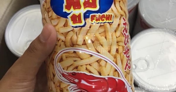 Chuyên phân phối Bánh Snack Phồng Tôm Lon Fuchi Thái Lan Prawn Crackers