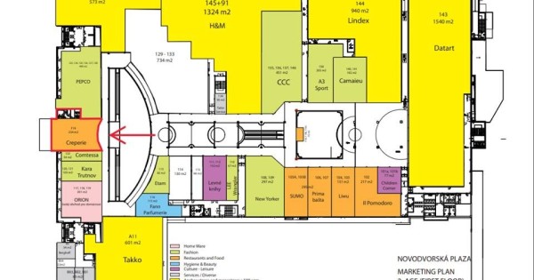 Sang nhượng HĐ quán Kavárna trong siêu thị Novodvorská Plaza , Praha 4