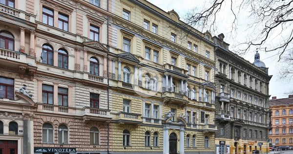 Cho thuê căn hộ 3+1, 94 mét vuông tại Francouzská, Praha 2