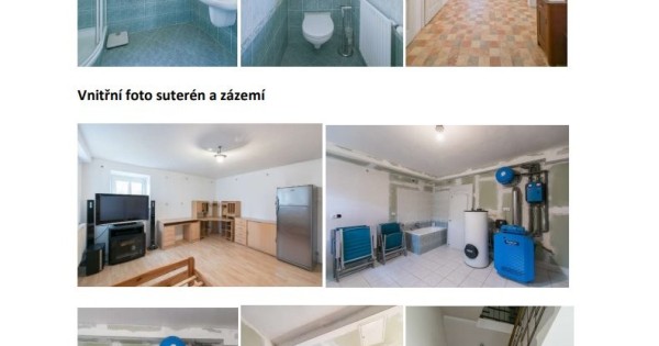 Chào bán Villa , Praha 5 - Inonice, 706m2, dt mặt sàn xử dụng 247m2