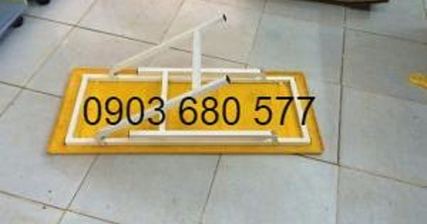 Bàn nhựa chữ nhật gập chân giá rẻ, chất lượng cao cho trẻ