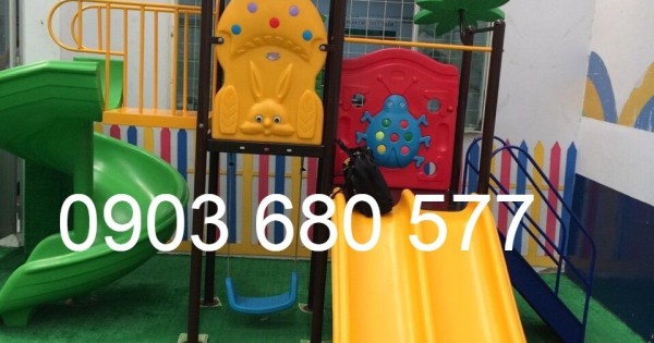Cầu trượt mầm non giá rẻ, an toàn cho bé yêu