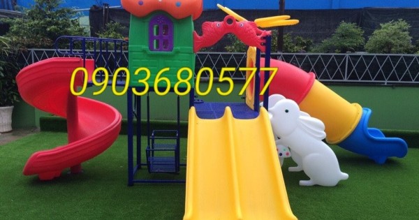 Cầu trượt mầm non giá rẻ, an toàn cho bé yêu