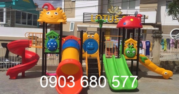 Cầu trượt mầm non giá rẻ, an toàn cho bé yêu