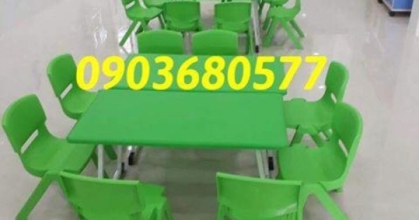 Chuyên cung cấp bàn và ghế nhựa cho trẻ em mầm non giá cực SỐC