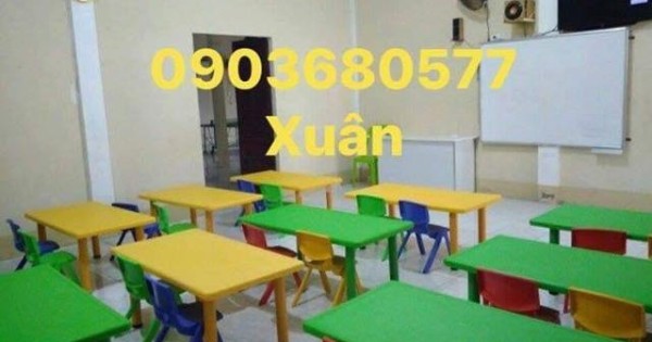 Chuyên cung cấp bàn và ghế nhựa cho trẻ em mầm non giá cực SỐC