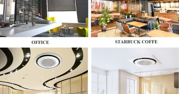 Máy lạnh âm trần Samsung, Cassette 360 Samsung, Mặt nạ tròn phong cách