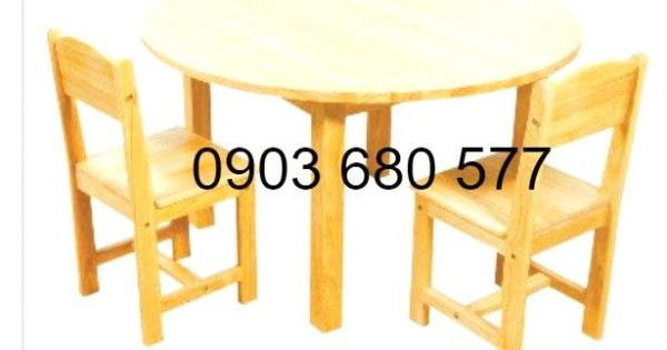 Cung cấp bàn ghế gỗ trẻ em cho trường mầm non