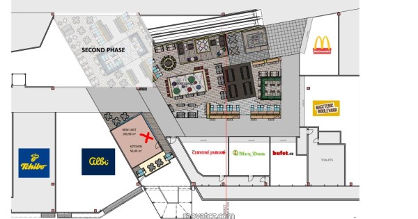 Cho thuê quán ăn trong siêu thị Central - Most