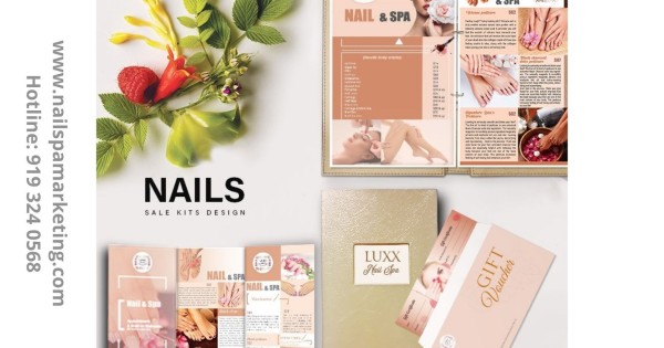 In ấn - Thiết kế - Marketing Nail Spa & Restaurant