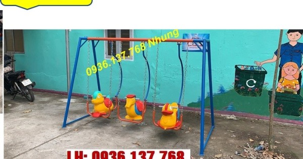 Xích đu mầm non giá rẻ, cung cấp xích đu trường mầm non
