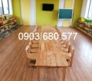 Cung cấp bàn ghế gỗ trẻ em cho trường mầm non