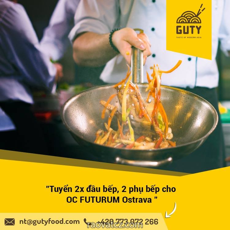 Tuyển 2 đầu bếp và 2 phụ bếp làm việc tại Futurum Ostrava - Hình 1