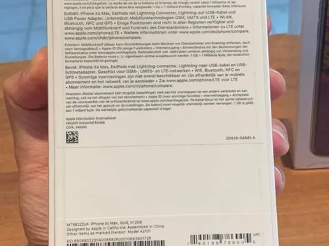 Iphone X Max 512GB giá đẹp, hàng Đức