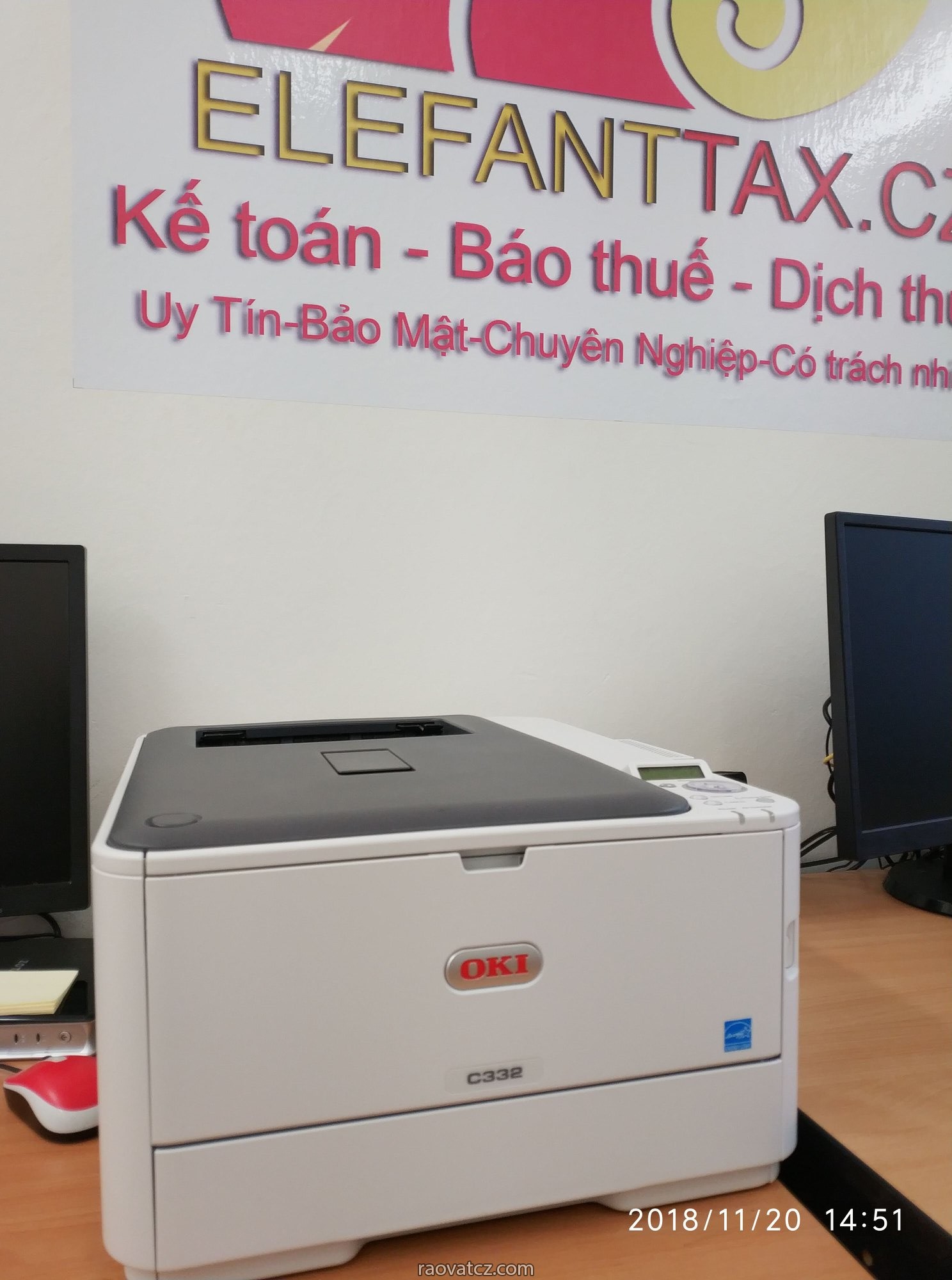 Thanh lý máy in OKI laser LED C332 mua tại Alza