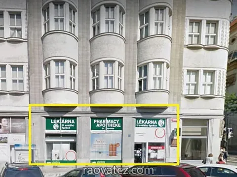 Cửa hàng cho thuê tại Ječná, Praha 2, ngay cạnh quảng trường Karlovo.