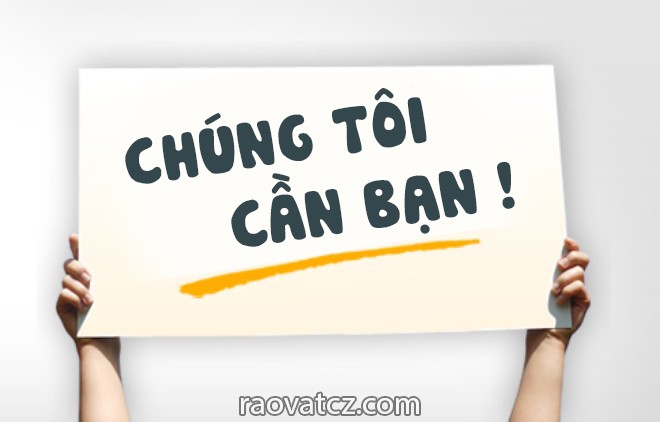 Tuyển người: 4x nhân viên (nam + nữ) trụ sở TTTM Saparia