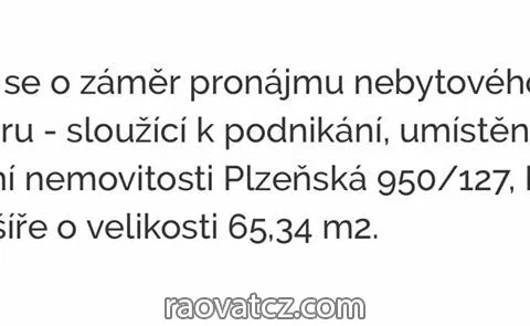 Potraviny uỷ ban đang cho thuê tại Plzeňská 950/127 - Praha 5