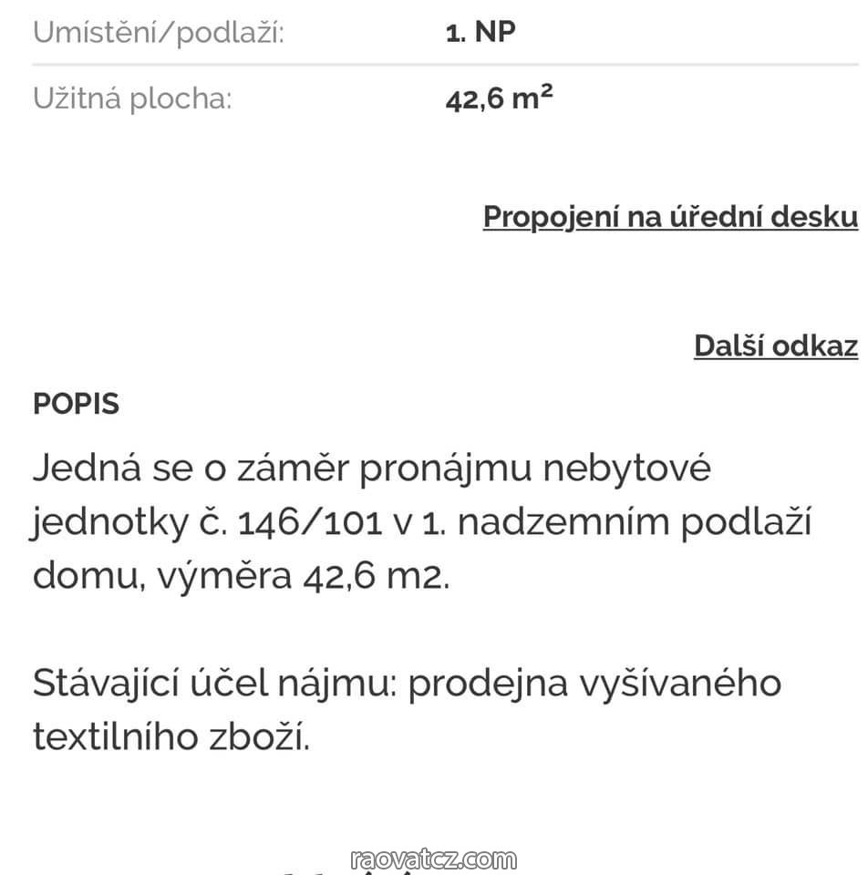 Cửa hàng của ủy ban cho thuê Karlova 23 - Praha 1