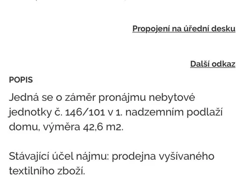 Cửa hàng của ủy ban cho thuê Karlova 23 - Praha 1
