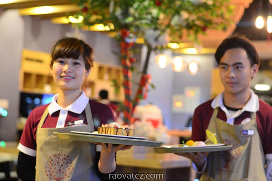 Cần tuyển thêm 2 nhân viên bồi bàn, làm full time và part time tại Praha 1