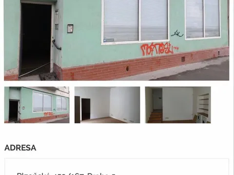Potraviny večerka của ủy ban cho thuê tại Praha 5, DT 80,1m2