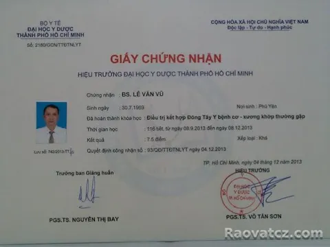 BÁC SĨ CHÂM CỨU, TẬP VẬT LÝ TRỊ LIỆU CHỮA LIỆT TẠI NHÀ TP HCM